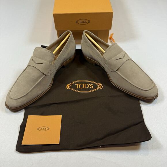 Tod’s MOCASSINO CUOIO DESTRUTTURATO Loafer 7.5UK/9US New Box Receipt MSRP $1,195 main image 7